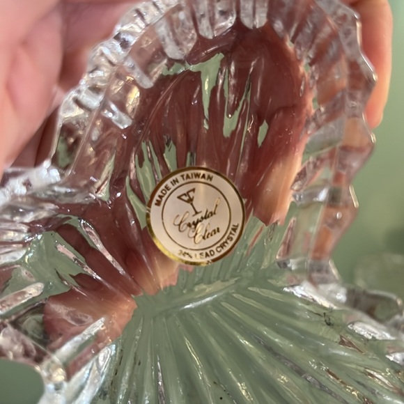 VINTAGE 24% Led Crystal Butterfly Trays - Picture 4 of 4